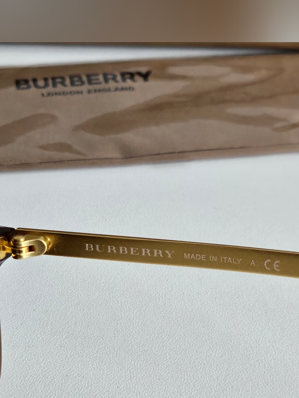 Burberry Brown & Honey Gold Gradient Sunglasses - Picture 6 of 10